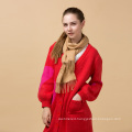 Top fashion unique design plain wool scarf